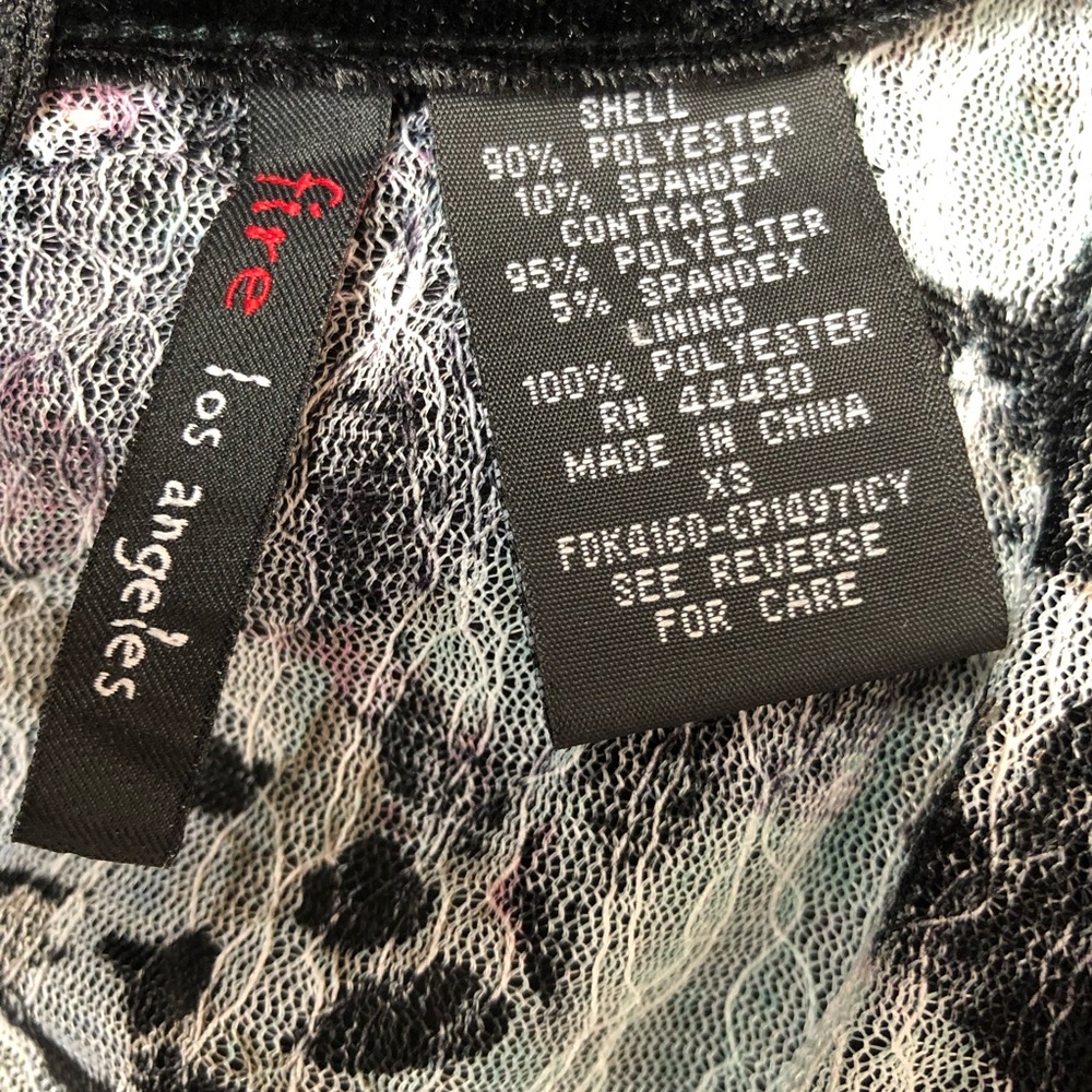 Fire Los Angeles floral sheer dress - Picture 7 of 8
